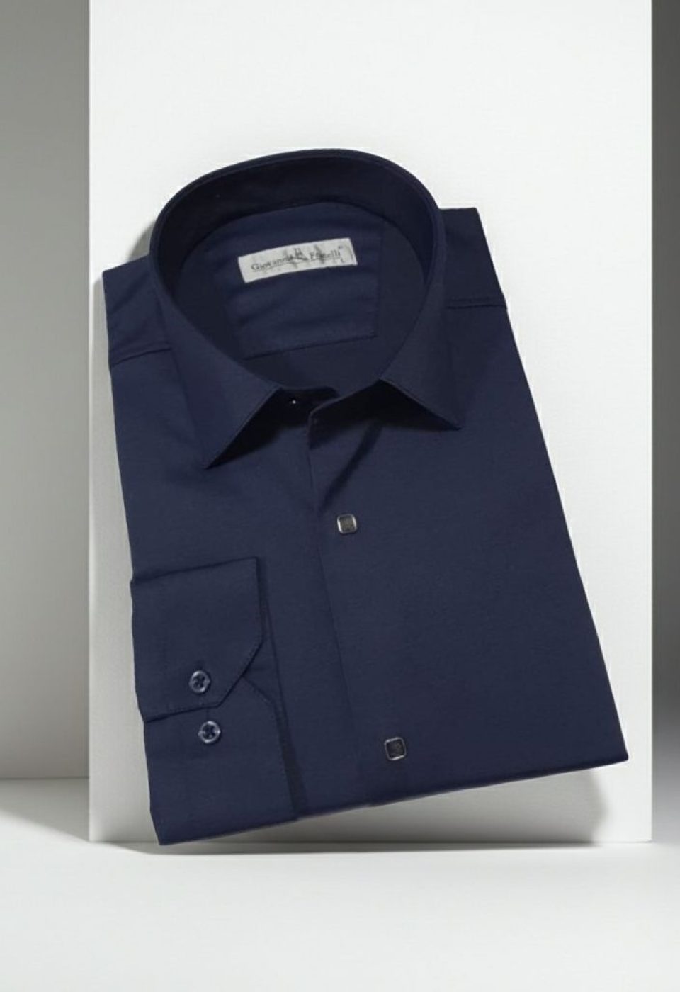 Slim Fit Uzun Kol Düz Renk Saten Erkek Gömlek 3GMK318066024
