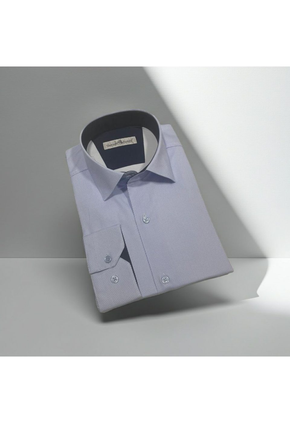 9107 ST SATIN 003 Klasik Uzun Kol Desenli Saten Erkek Gömlek 3GMK319107003 - Giovanni Fratelli