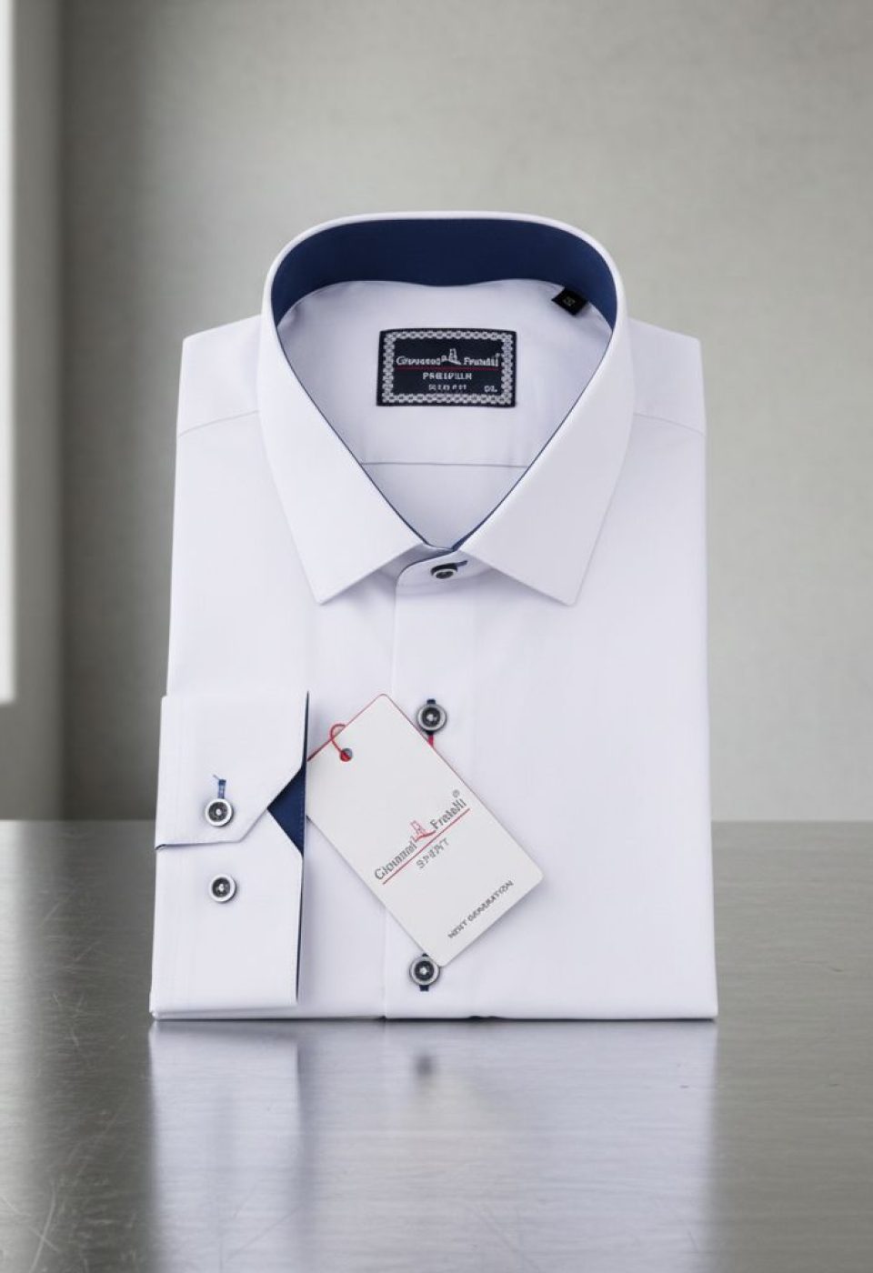 Büyük Beden Slim Fit Uzun Kol Düz Renk Saten Erkek Gömlek 4GMK315034003