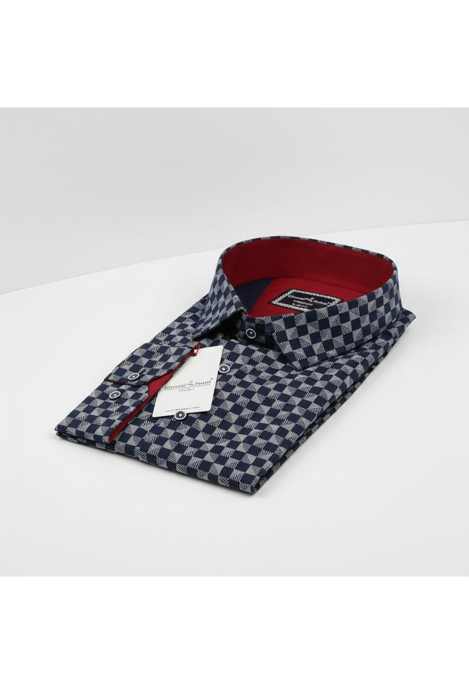 Büyük Beden Slim Fit Uzun Kol Desenli Erkek Gömlek 4GMK315043004 - Giovanni Fratelli