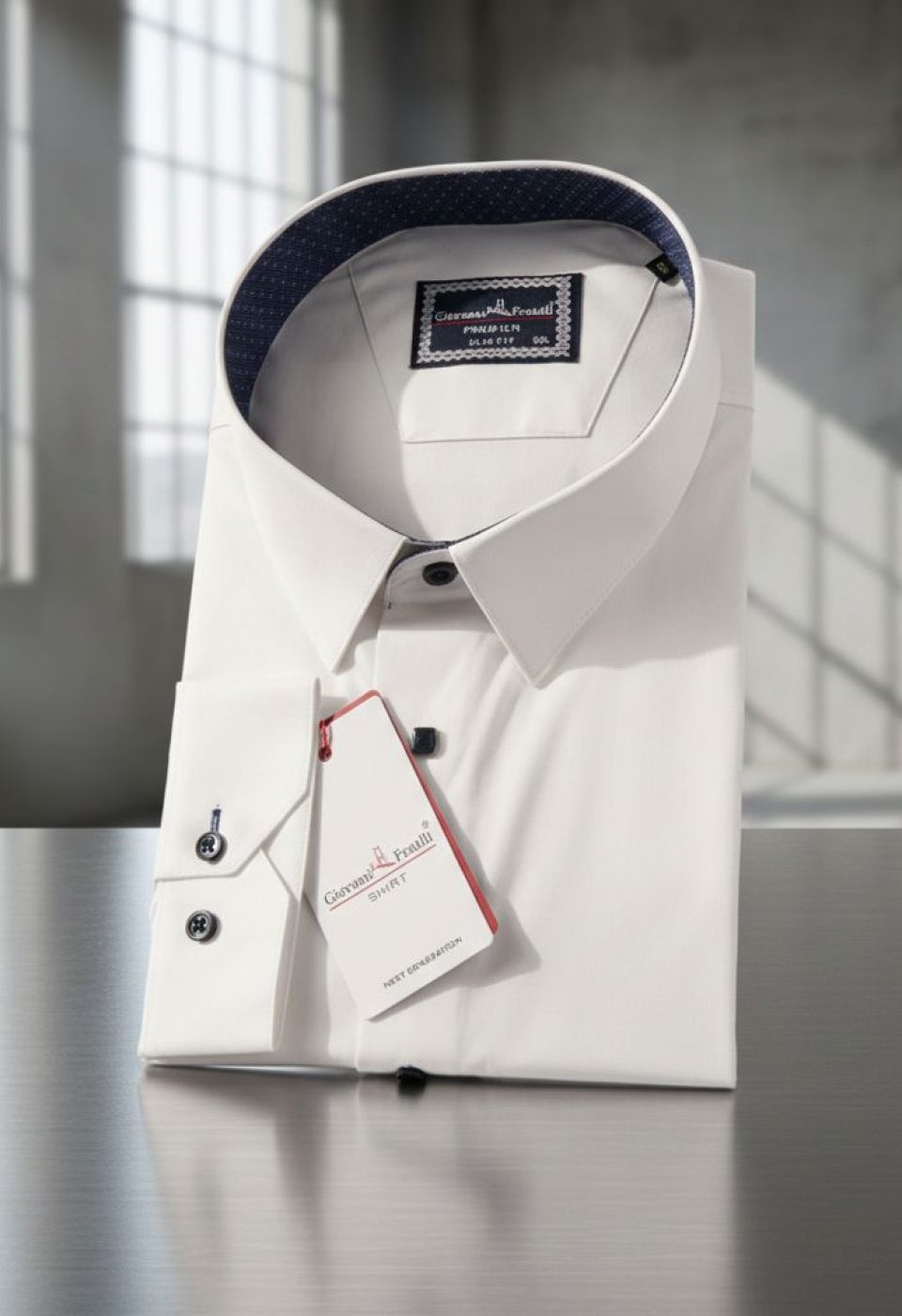 Büyük Beden Slim Fit Uzun Kol Düz Renk Saten Erkek Gömlek 4GMK315047002