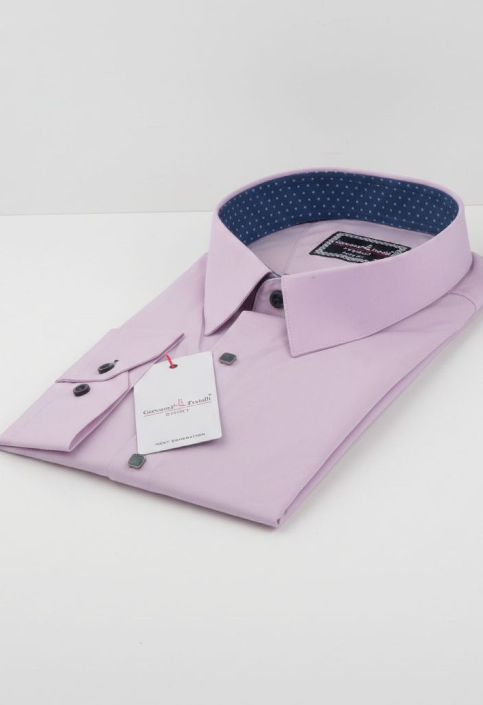 5047 BT CR SATIN 008 Büyük Beden Slim Fit Uzun Kol Düz Renk Saten Erkek Gömlek 4GMK315047008 - Giovanni Fratelli
