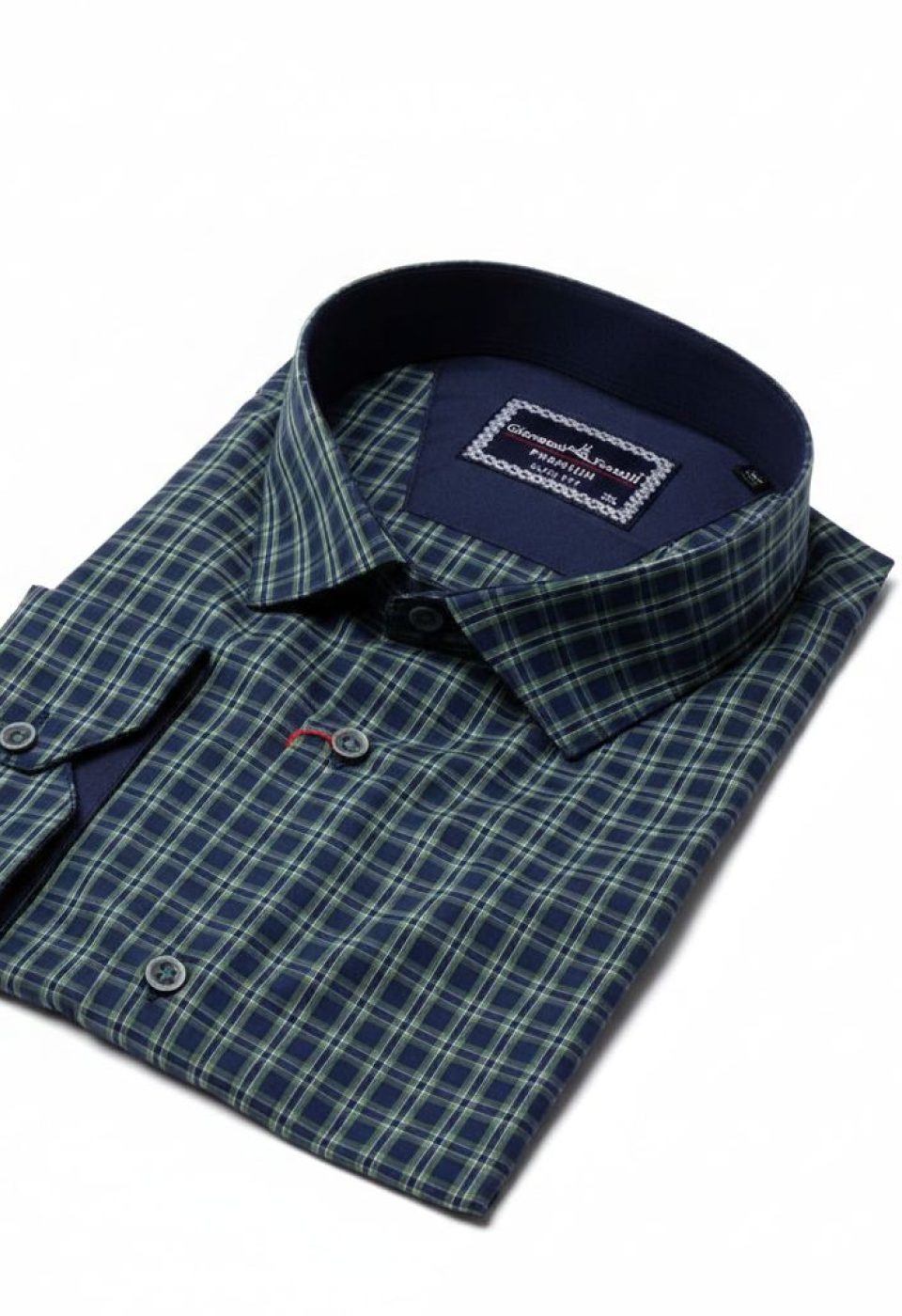 Büyük Beden Slim Fit Uzun Kol Desenli Erkek Gömlek 4GMK315054001 - Giovanni Fratelli