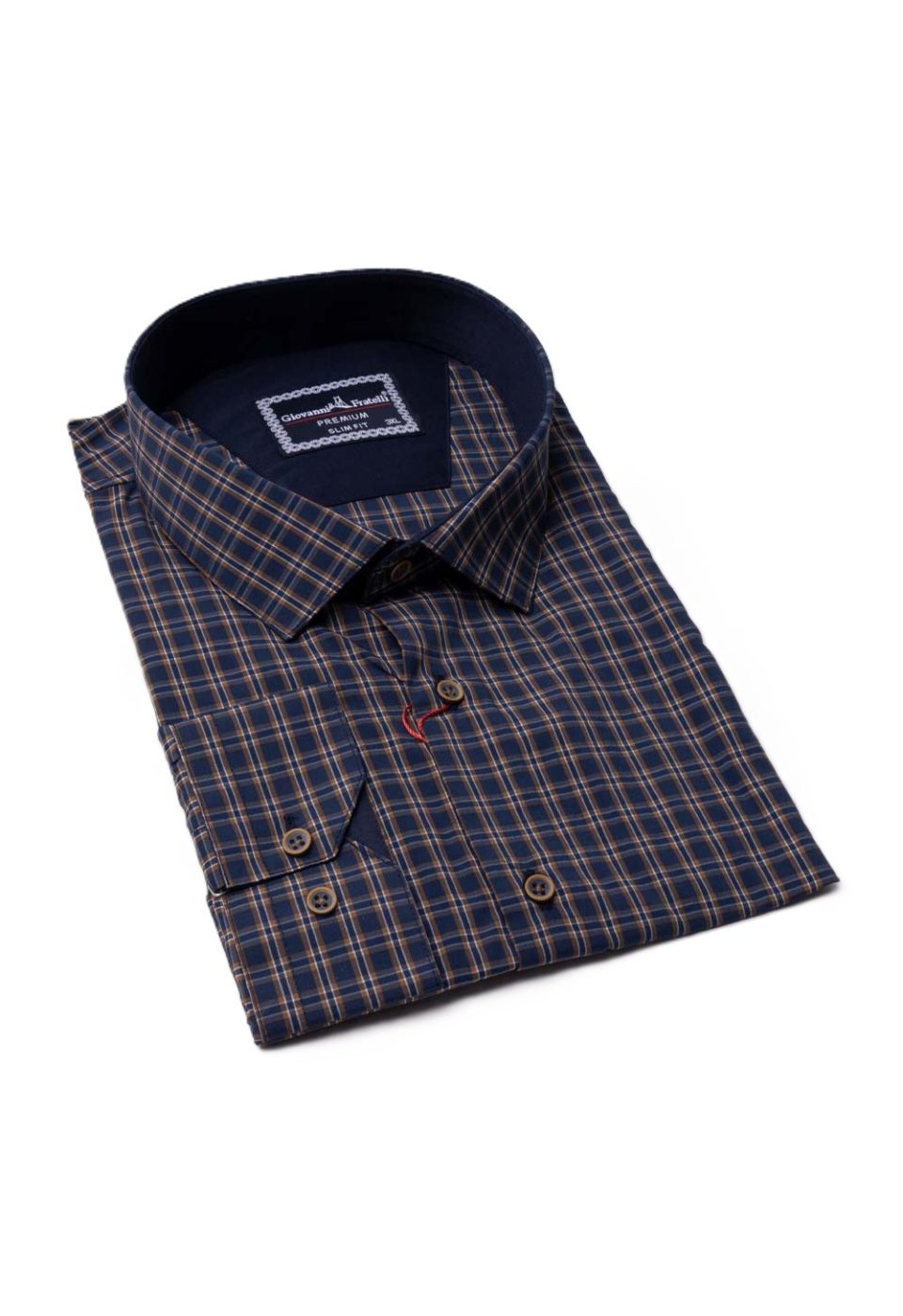 Büyük Beden Slim Fit Uzun Kol Desenli Erkek Gömlek 4GMK315054002 - Giovanni Fratelli