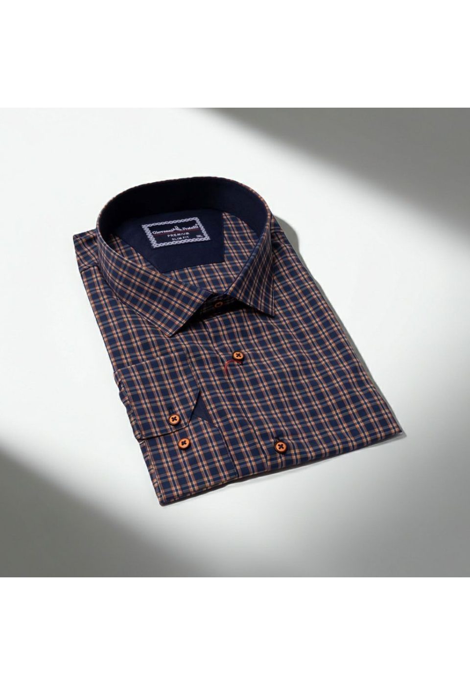 Büyük Beden Slim Fit Uzun Kol Desenli Erkek Gömlek 4GMK315054003 - Giovanni Fratelli