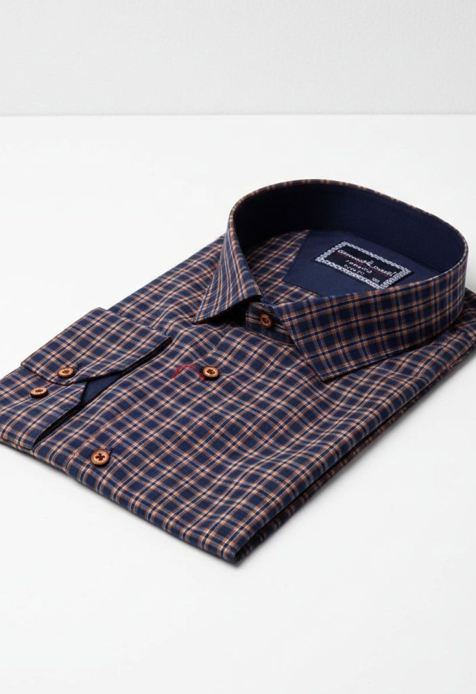 Büyük Beden Slim Fit Uzun Kol Desenli Erkek Gömlek 4GMK315054003 - Giovanni Fratelli