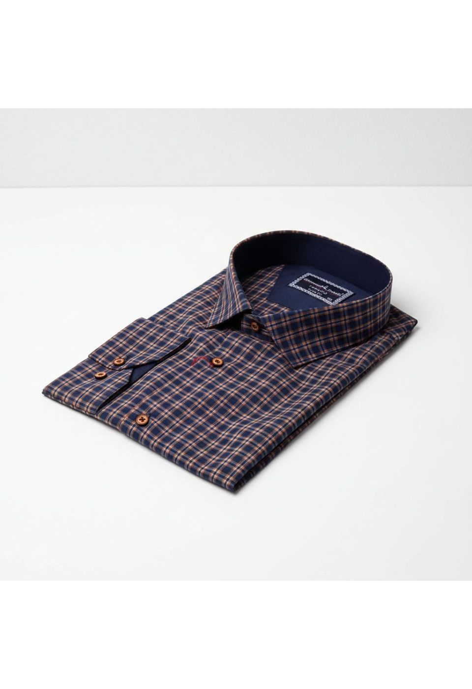 Büyük Beden Slim Fit Uzun Kol Desenli Erkek Gömlek 4GMK315054003 - Giovanni Fratelli