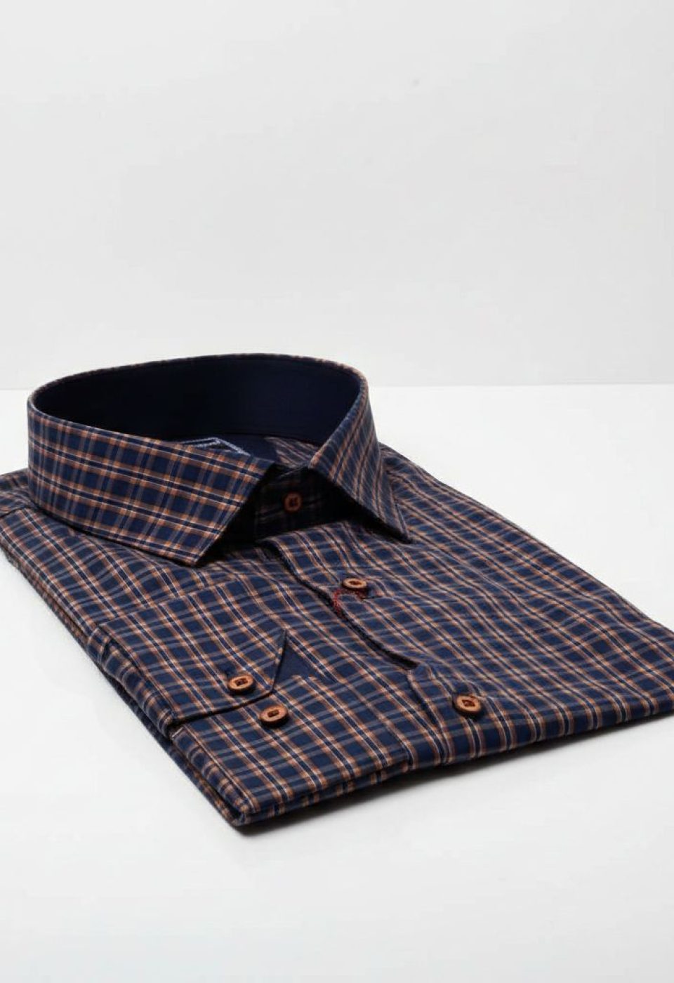 Büyük Beden Slim Fit Uzun Kol Desenli Erkek Gömlek 4GMK315054003