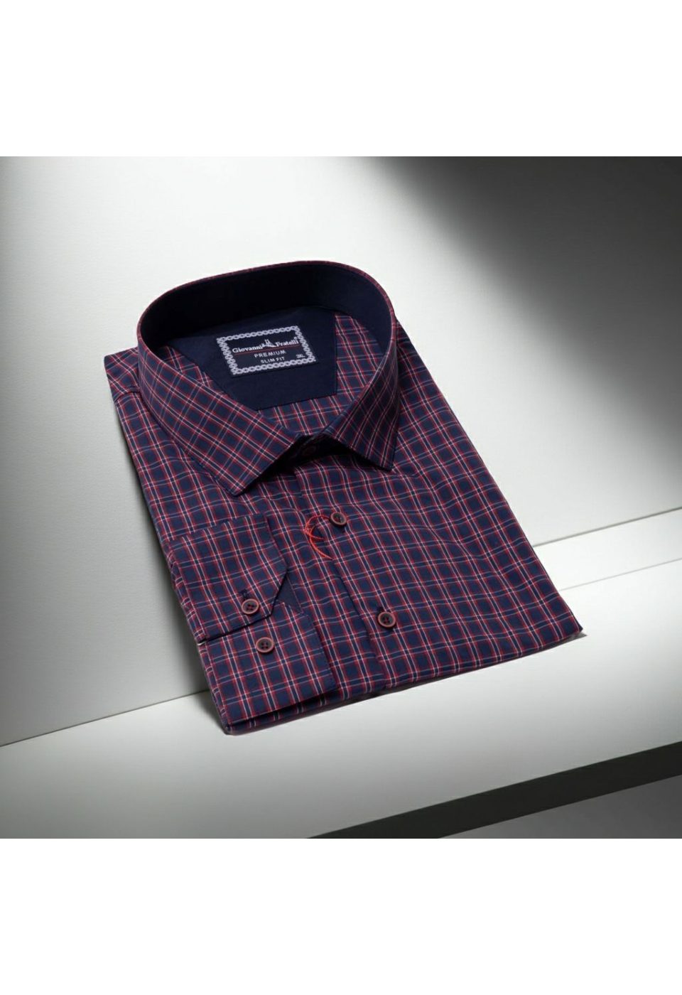 Büyük Beden Slim Fit Uzun Kol Desenli Erkek Gömlek 4GMK315054004 - Giovanni Fratelli