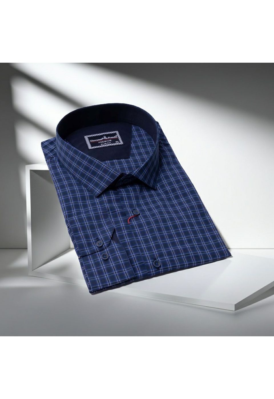 Büyük Beden Slim Fit Uzun Kol Desenli Erkek Gömlek 4GMK315054005 - Giovanni Fratelli