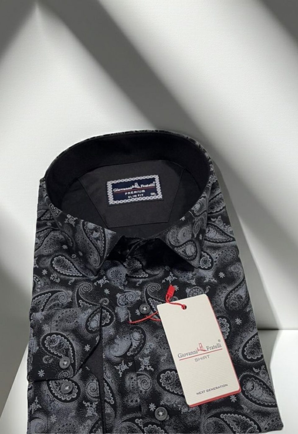 Büyük Beden Slim Fit Uzun Kol Desenli Erkek Gömlek 4GMK315059006 Büyük Beden Slim Fit Uzun Kol Desenli Erkek Gömlek 4GMK315059006