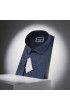 Büyük Beden Slim Fit Uzun Kol Desenli Erkek Gömlek 4GMK315060003