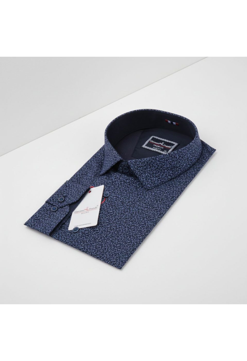 Büyük Beden Slim Fit Uzun Kol Desenli Erkek Gömlek 4GMK315060003 - Giovanni Fratelli