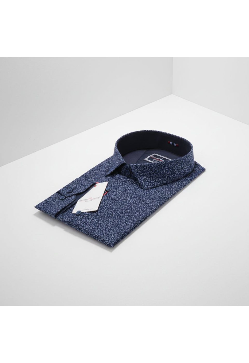 Büyük Beden Slim Fit Uzun Kol Desenli Erkek Gömlek 4GMK315060003 - Giovanni Fratelli