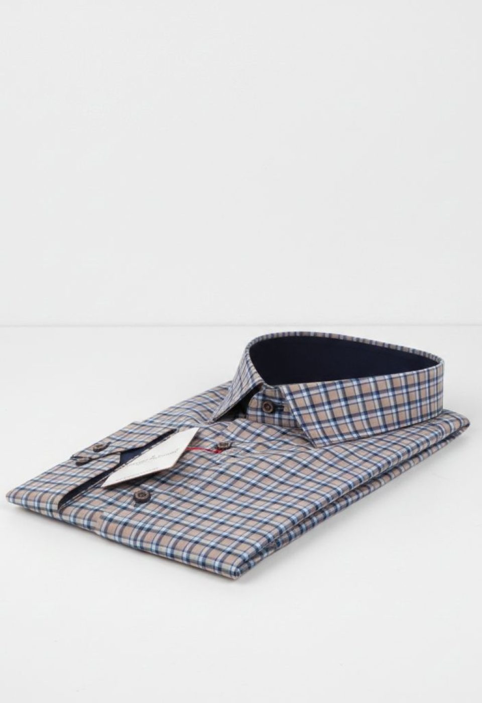 Büyük Beden Slim Fit Uzun Kol Desenli Erkek Gömlek 4GMK315067019