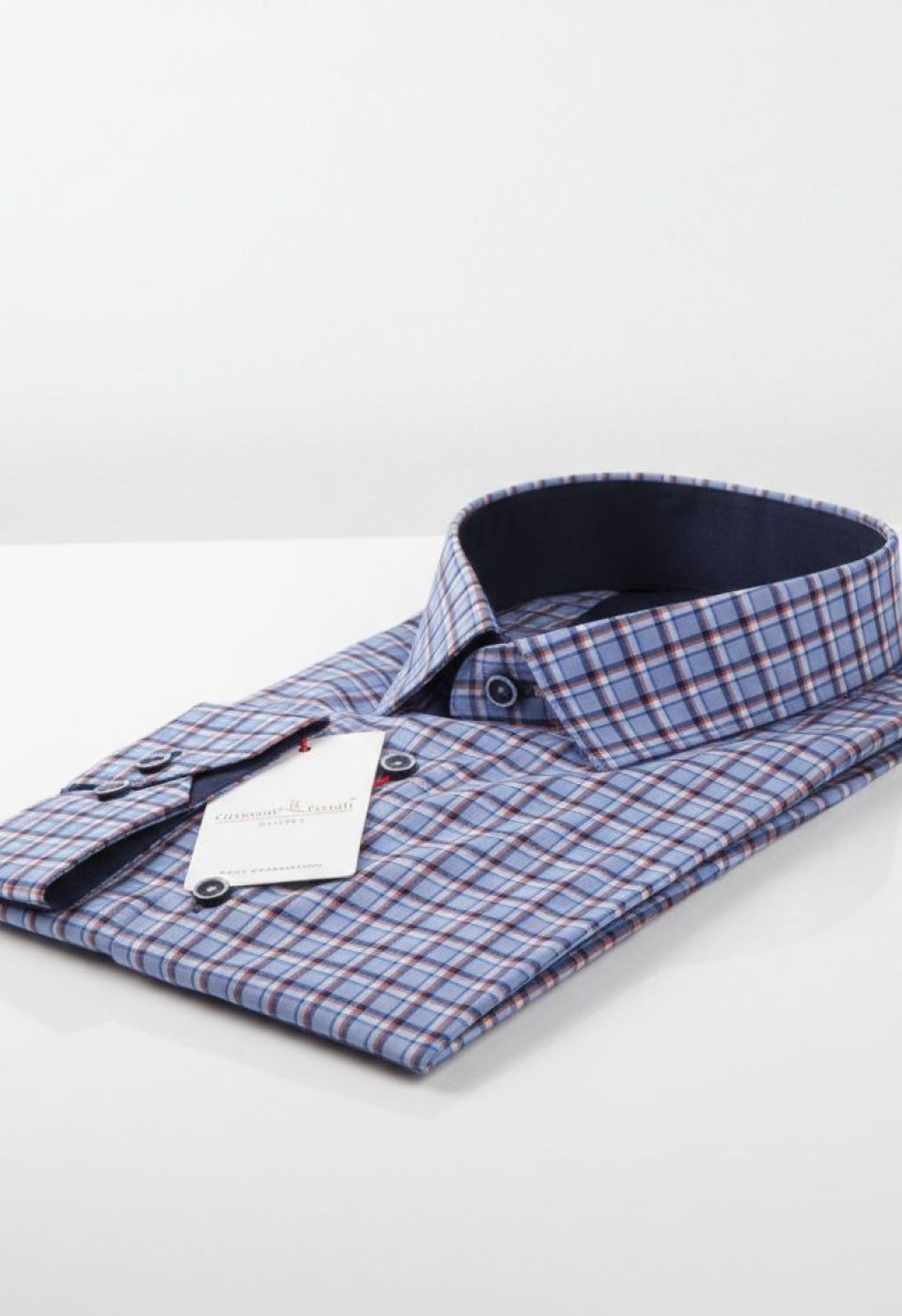 Büyük Beden Slim Fit Uzun Kol Desenli Erkek Gömlek 4GMK315067020