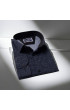 Büyük Beden Slim Fit Uzun Kol Desenli Erkek Gömlek 4GMK325086008