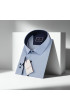 Büyük Beden Slim Fit Uzun Kol Desenli Erkek Gömlek 4GMK315090002