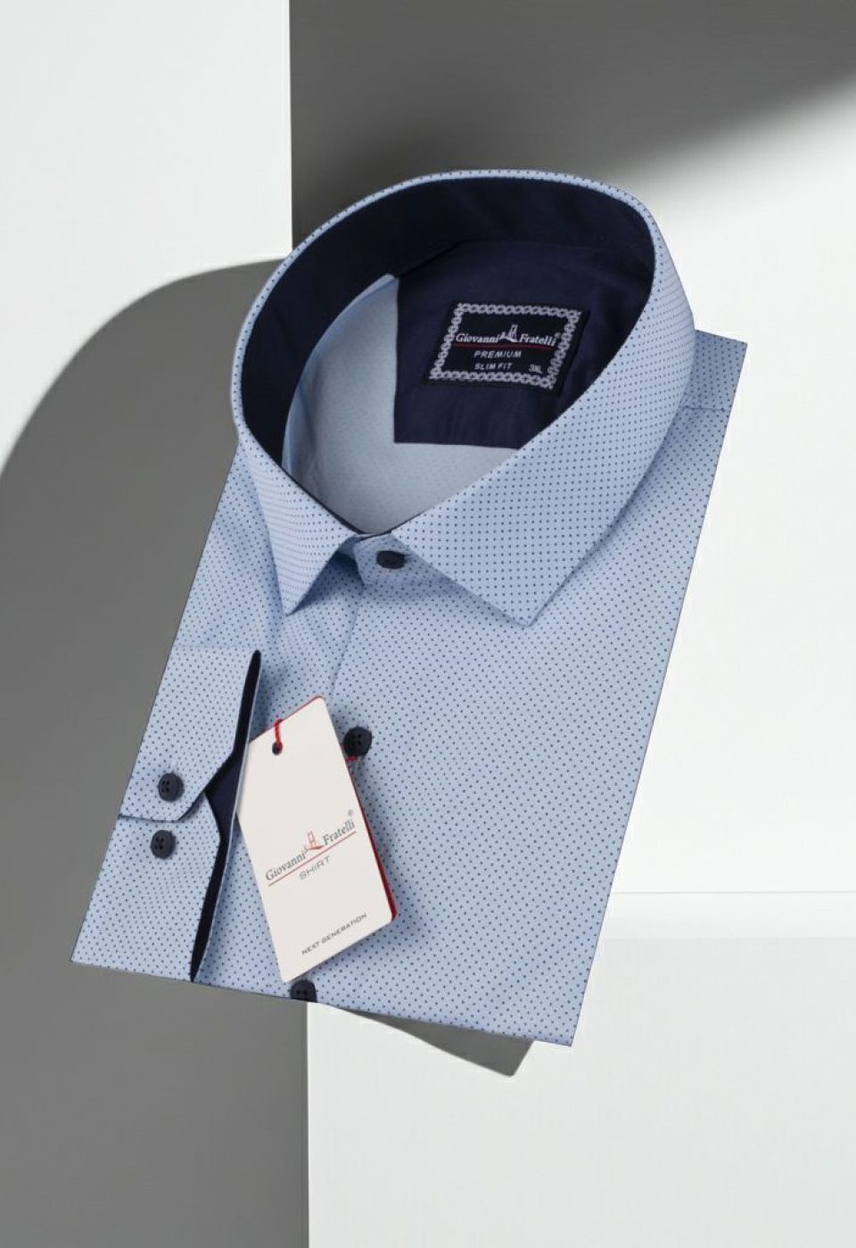 Büyük Beden Slim Fit Uzun Kol Desenli Erkek Gömlek 4GMK315090002 - Giovanni Fratelli