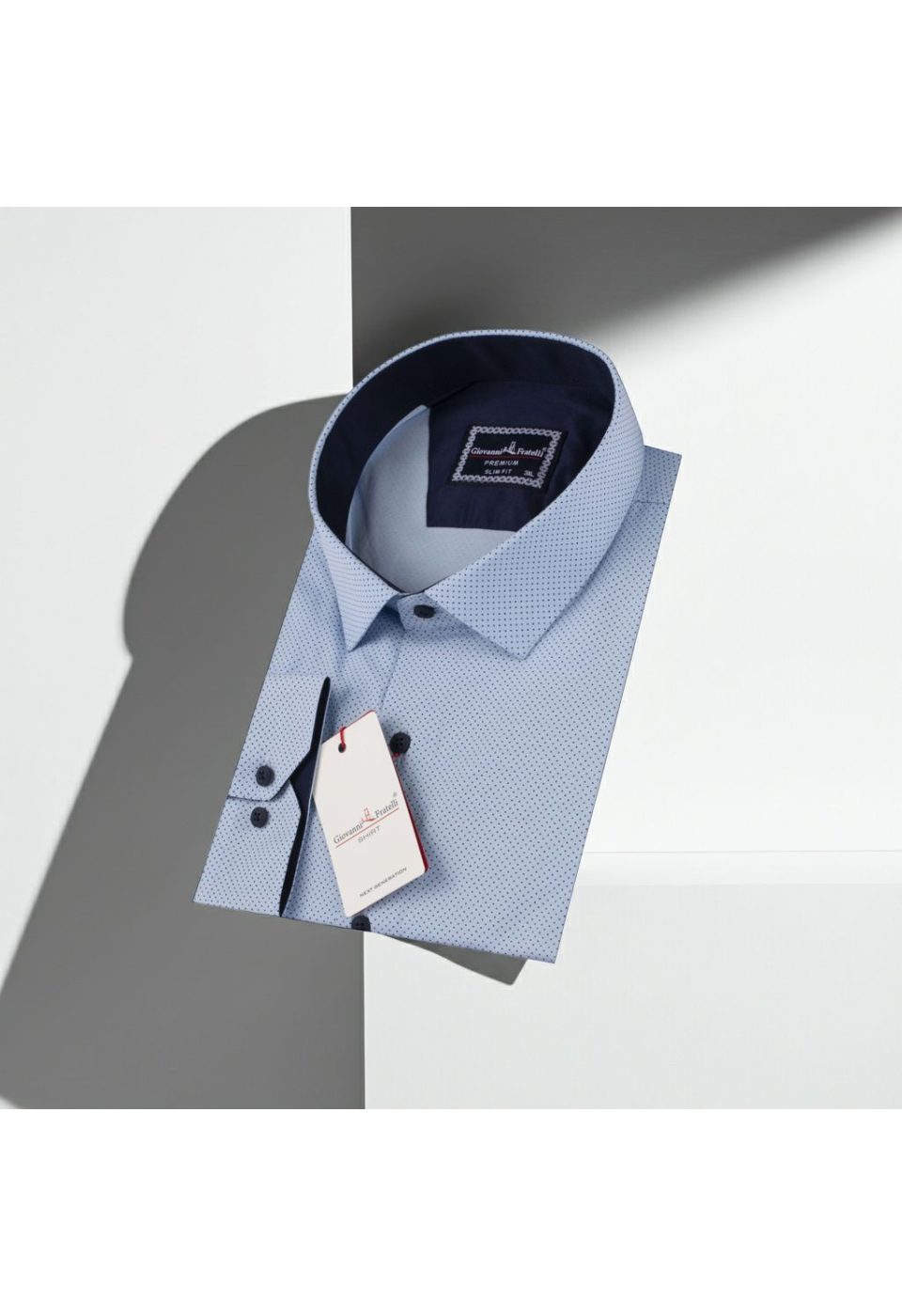 Büyük Beden Slim Fit Uzun Kol Desenli Erkek Gömlek 4GMK315090002 - Giovanni Fratelli