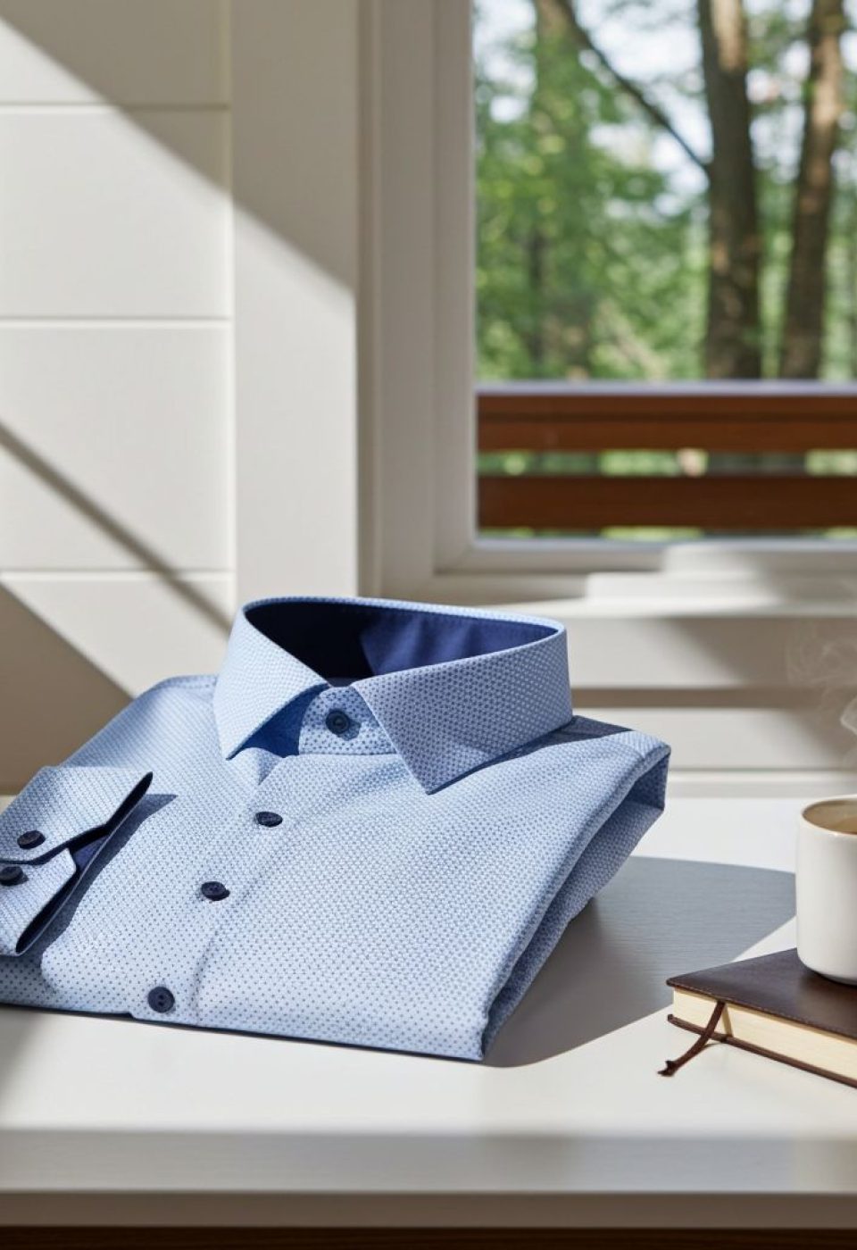 Büyük Beden Slim Fit Uzun Kol Desenli Erkek Gömlek 4GMK315090002
