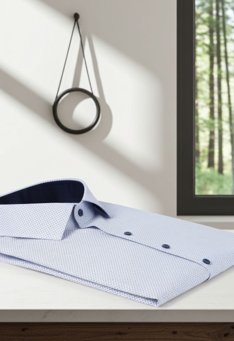 Büyük Beden Slim Fit Uzun Kol Desenli Erkek Gömlek 4GMK315090005 - Giovanni Fratelli