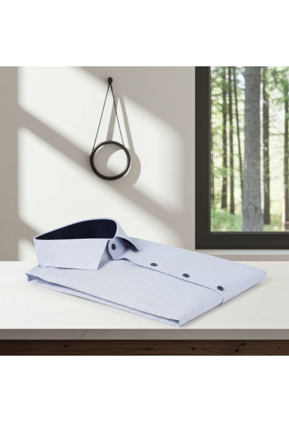 Büyük Beden Slim Fit Uzun Kol Desenli Erkek Gömlek 4GMK315090005 - Giovanni Fratelli