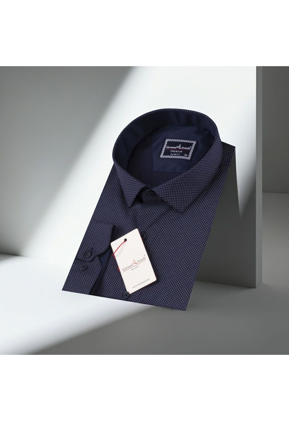 Büyük Beden Slim Fit Uzun Kol Desenli Erkek Gömlek 4GMK315090006 - Giovanni Fratelli