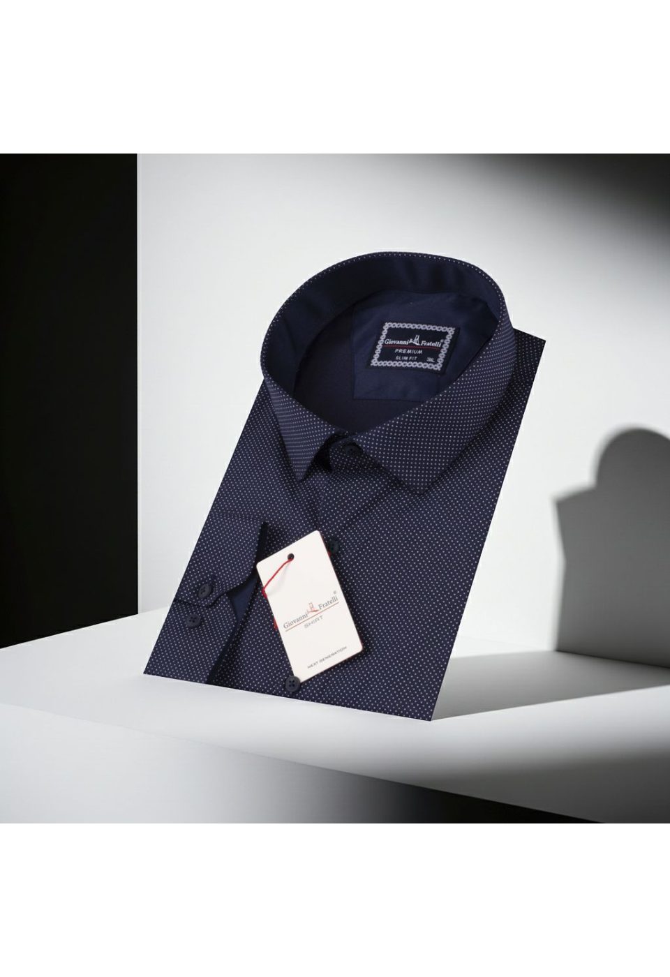Büyük Beden Slim Fit Uzun Kol Desenli Erkek Gömlek 4GMK315090006 - Giovanni Fratelli