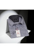 Büyük Beden Slim Fit Uzun Kol Desenli Erkek Gömlek 4GMK325098004