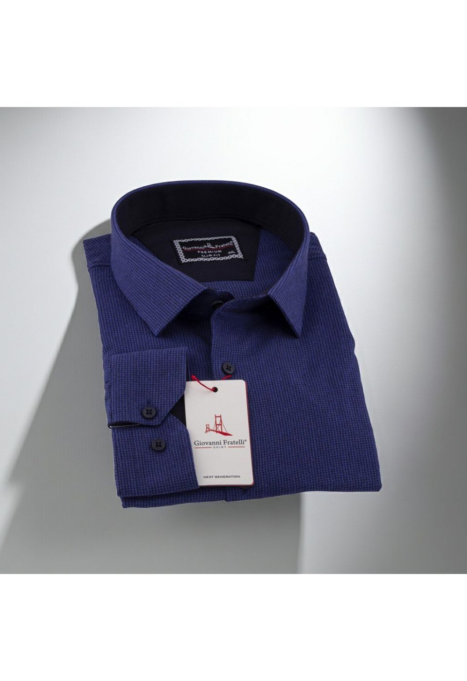 Büyük Beden Slim Fit Uzun Kol Desenli Erkek Gömlek 4GMK315099003 - Giovanni Fratelli