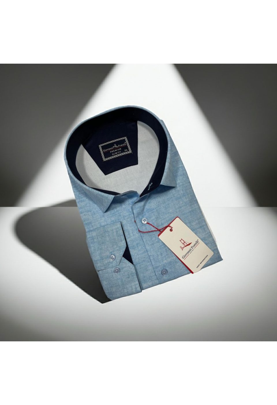 Büyük Beden Slim Fit Uzun Kol Desenli Erkek Gömlek 4GMK315101012 - Giovanni Fratelli
