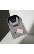 Büyük Beden Slim Fit Uzun Kol Desenli Erkek Gömlek 4GMK315102004
