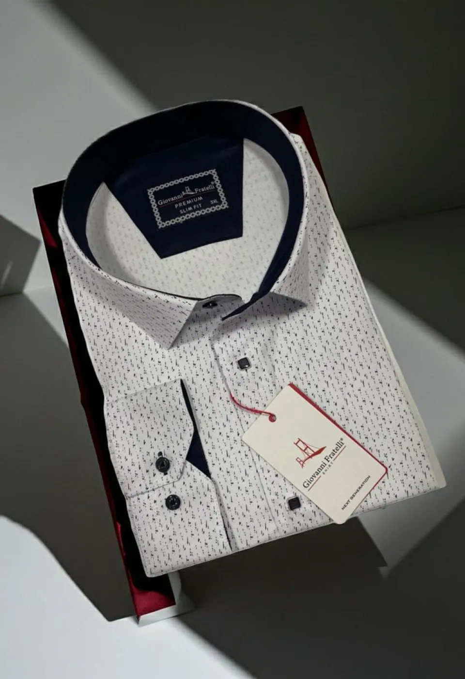 Büyük Beden Slim Fit Uzun Kol Desenli Erkek Gömlek 4GMK315103001 Büyük Beden Slim Fit Uzun Kol Desenli Erkek Gömlek 4GMK315103001