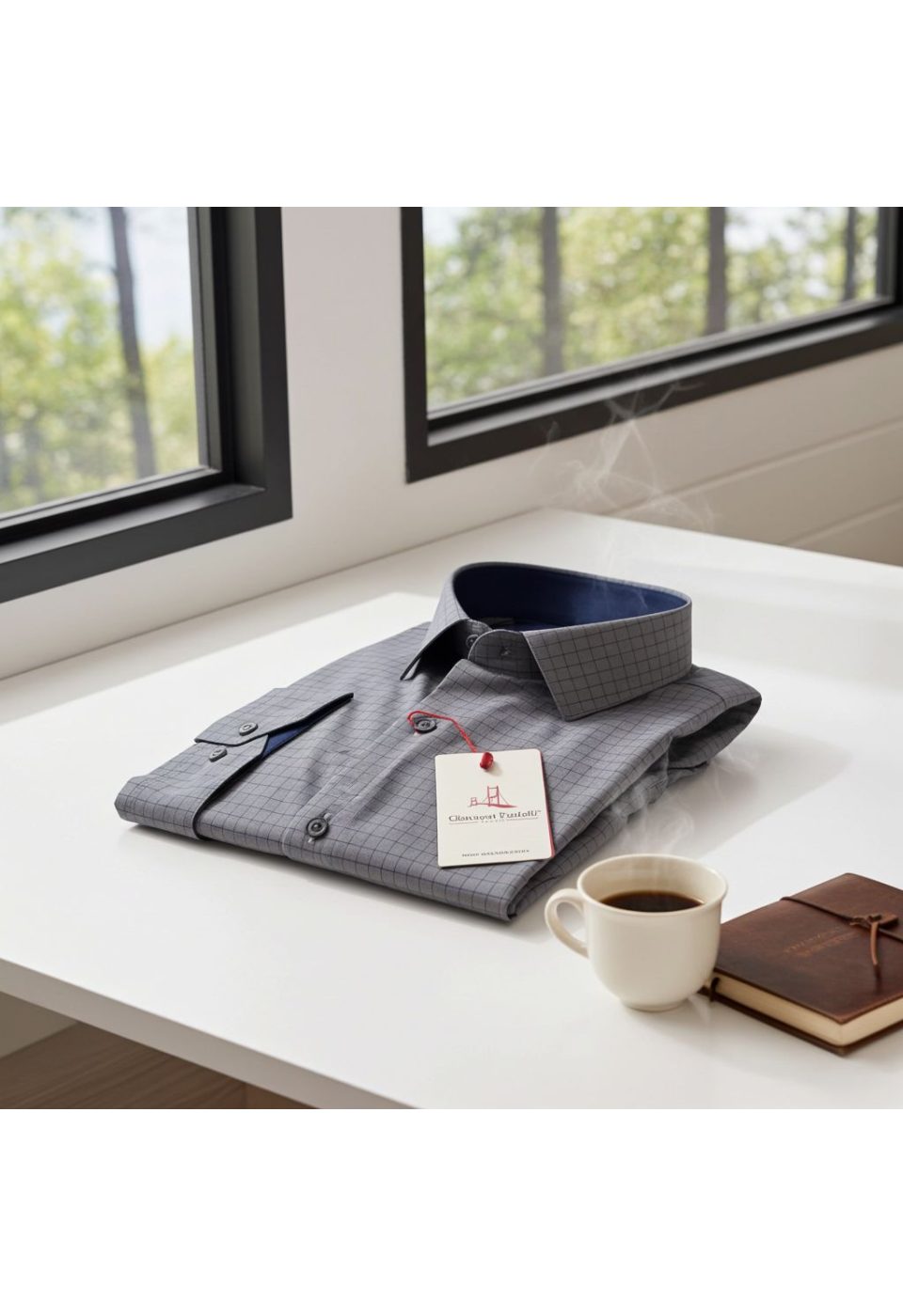 5106 BT CR 001 Büyük Beden Slim Fit Uzun Kol Desenli Erkek Gömlek 4GMK315106001 - Giovanni Fratelli