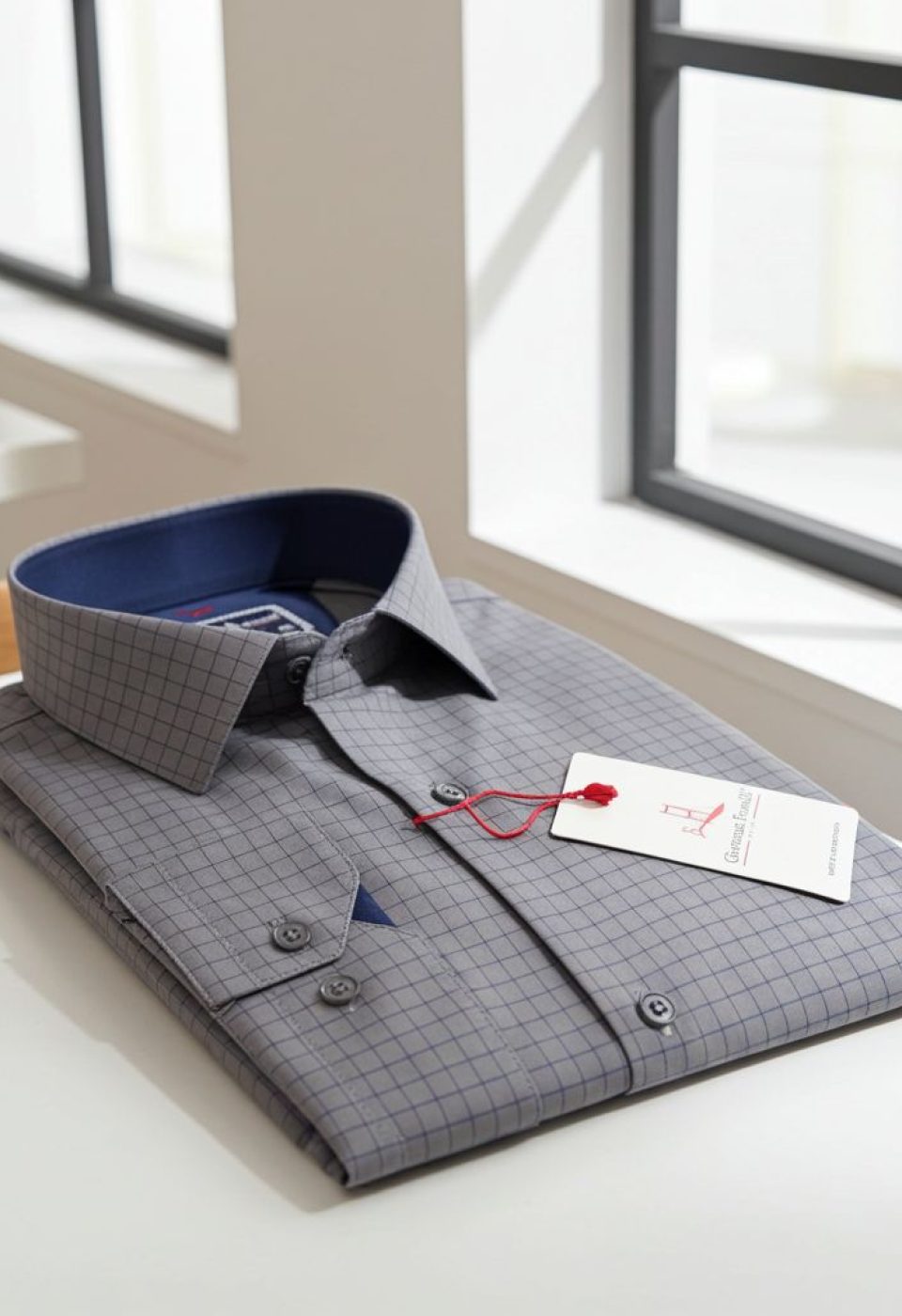 Büyük Beden Slim Fit Uzun Kol Desenli Erkek Gömlek 4GMK315106001