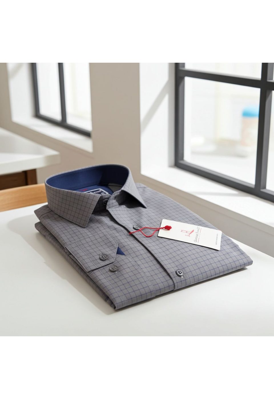 5106 BT CR 001 Büyük Beden Slim Fit Uzun Kol Desenli Erkek Gömlek 4GMK315106001 - Giovanni Fratelli