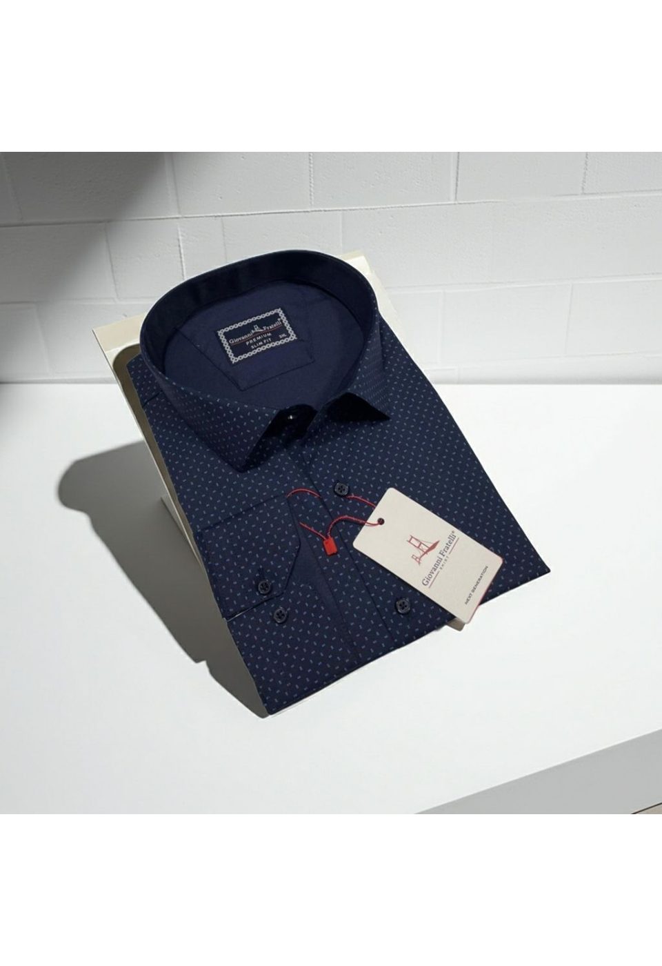 Büyük Beden Slim Fit Uzun Kol Desenli Erkek Gömlek 4GMK315107003 - Giovanni Fratelli