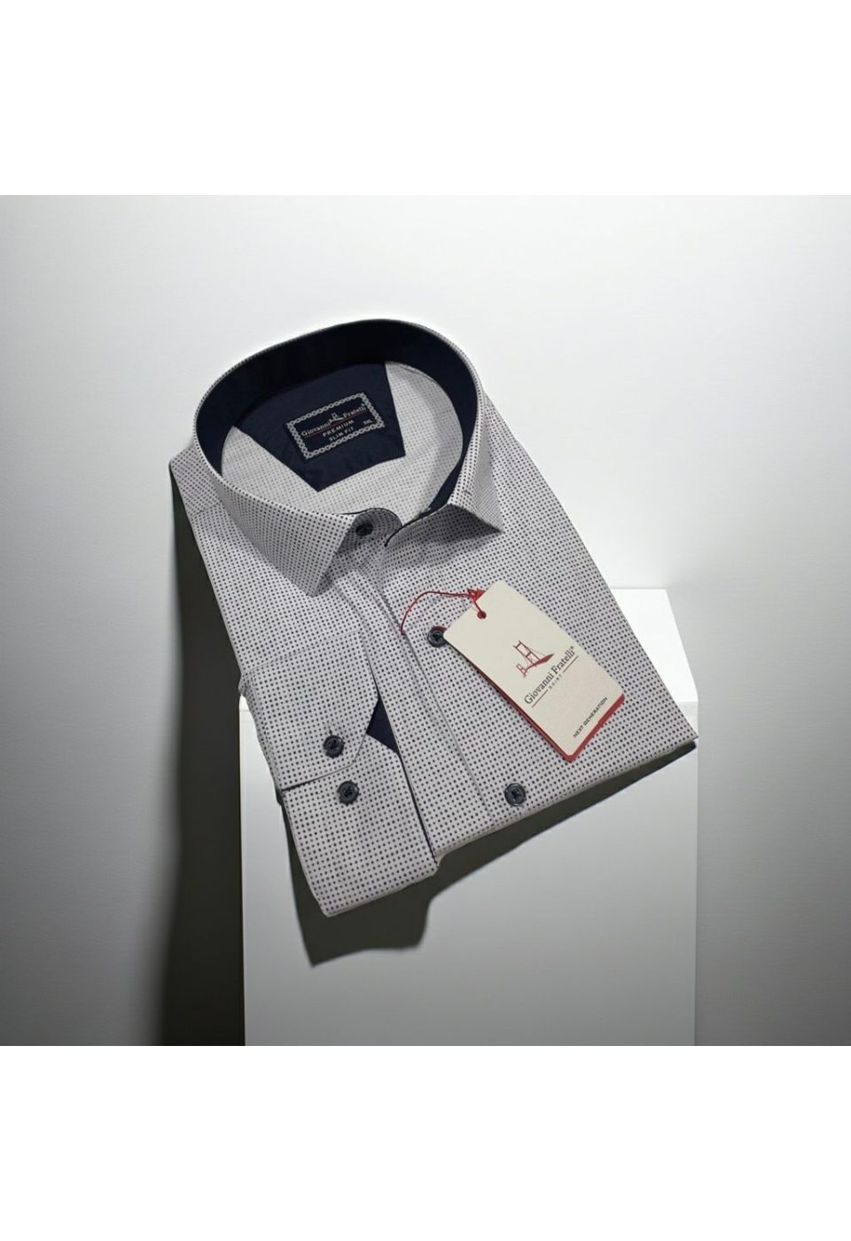 Büyük Beden Slim Fit Uzun Kol Desenli Erkek Gömlek 4GMK315108001 - Giovanni Fratelli