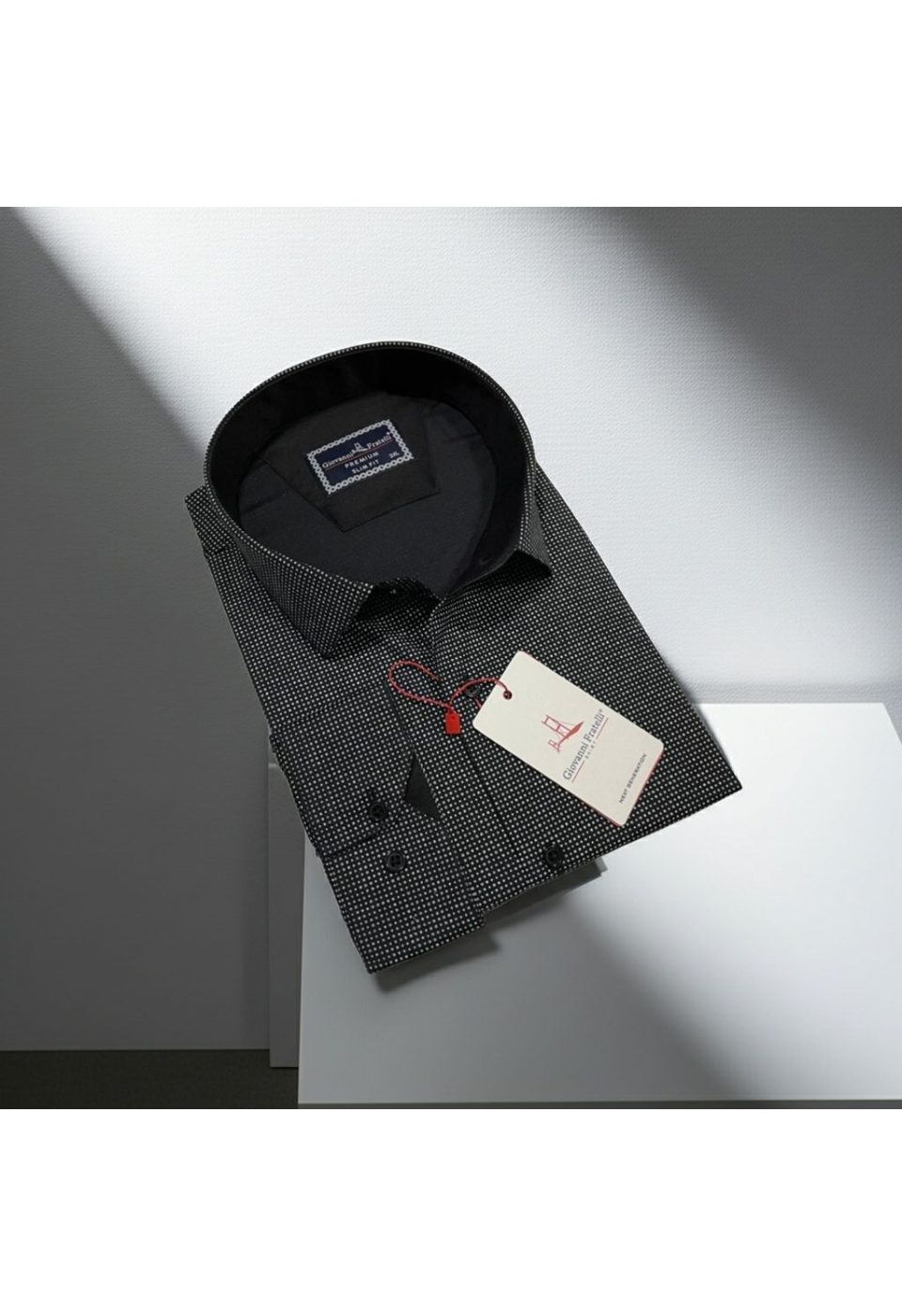 Büyük Beden Slim Fit Uzun Kol Desenli Erkek Gömlek 4GMK315108003 - Giovanni Fratelli