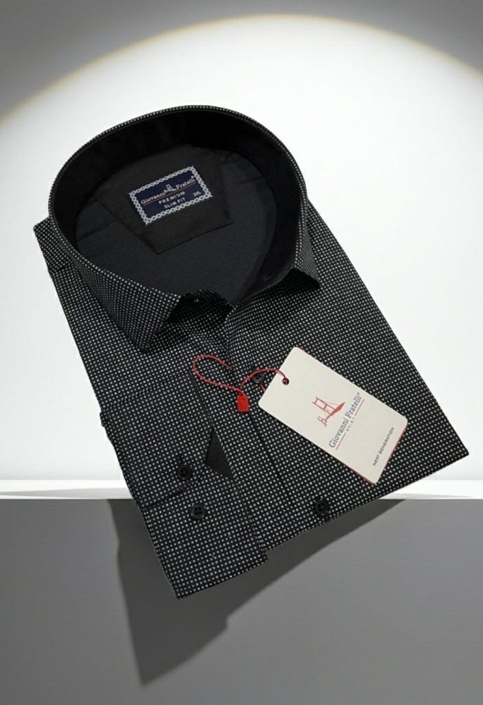 Büyük Beden Slim Fit Uzun Kol Desenli Erkek Gömlek 4GMK315108003 - Giovanni Fratelli