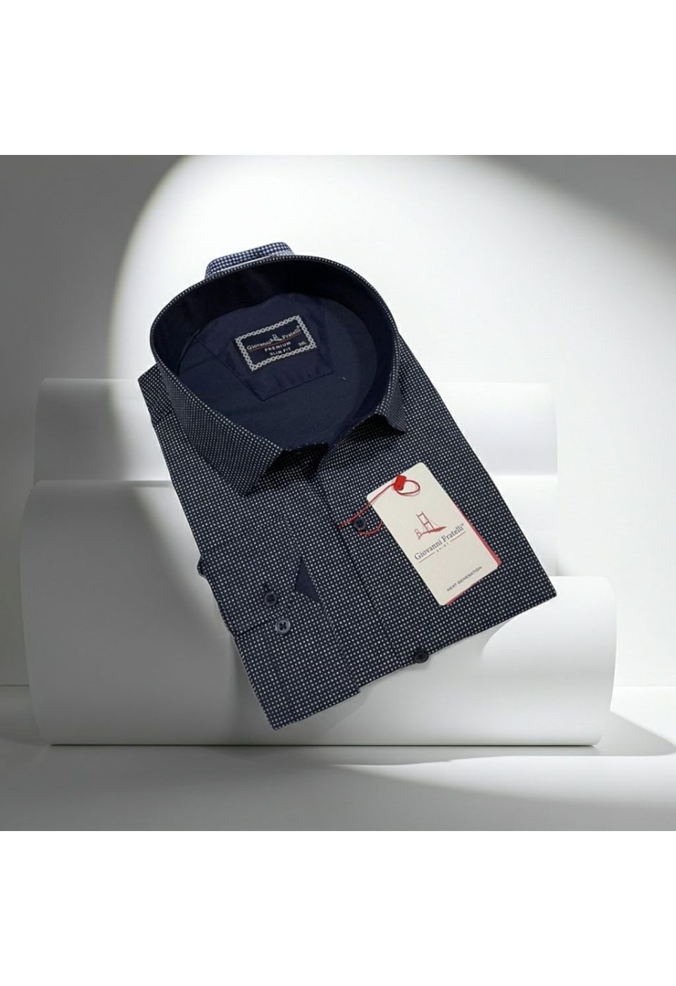 Büyük Beden Slim Fit Uzun Kol Desenli Erkek Gömlek 4GMK315108009 - Giovanni Fratelli