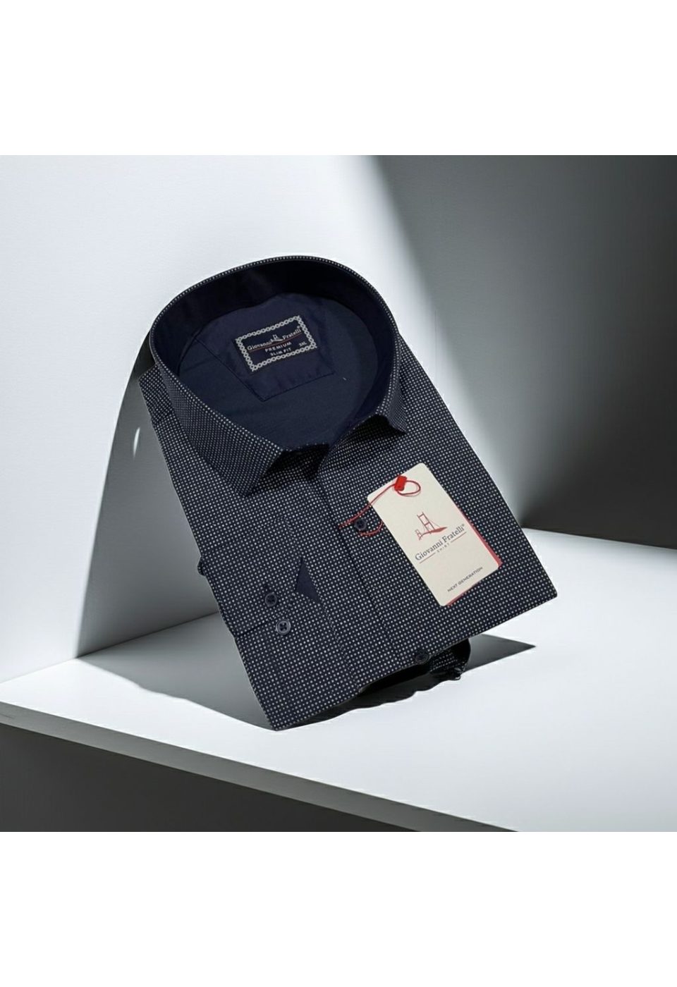 Büyük Beden Slim Fit Uzun Kol Desenli Erkek Gömlek 4GMK315108009 - Giovanni Fratelli