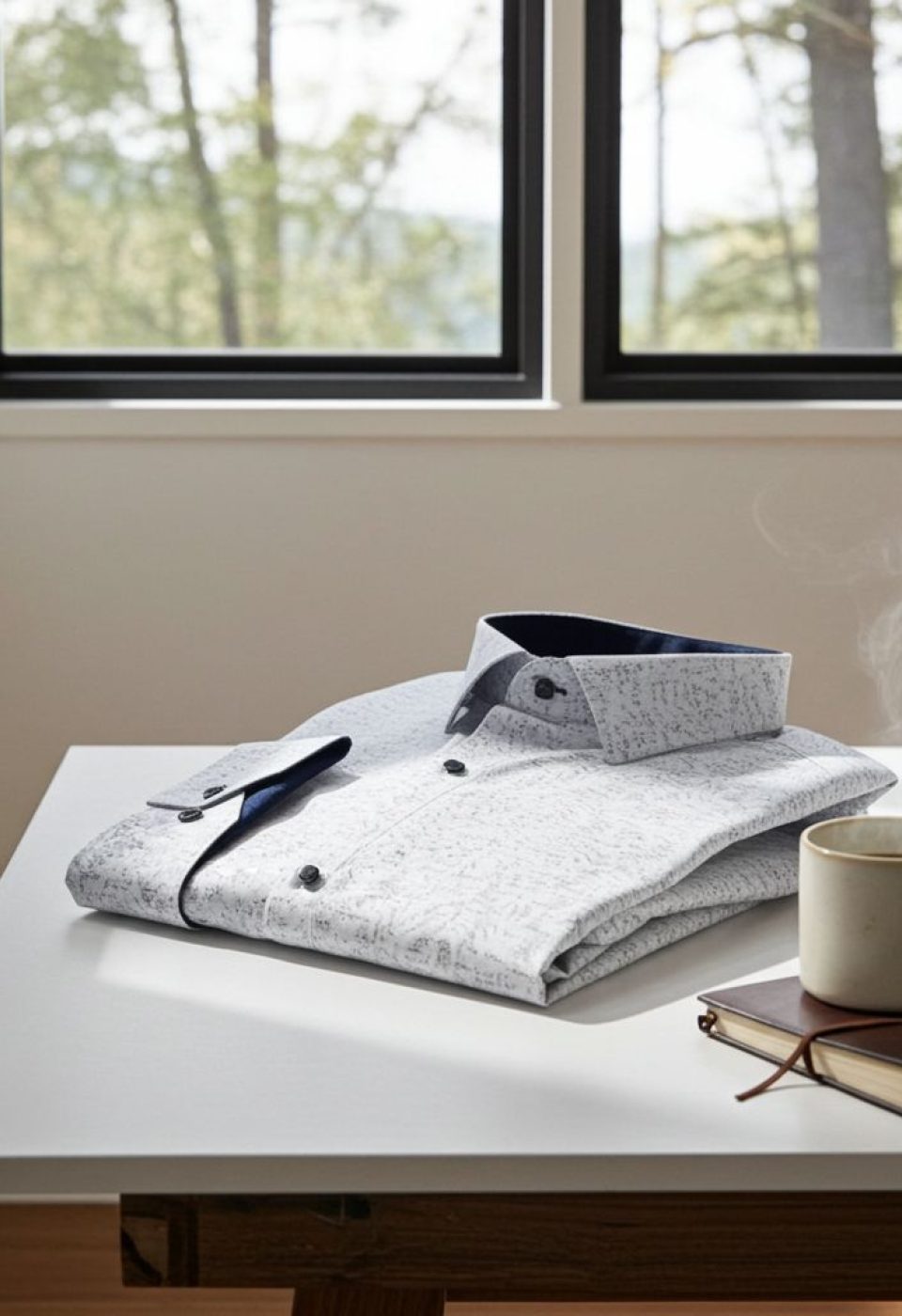 Büyük Beden Slim Fit Uzun Kol Desenli Erkek Gömlek 4GMK315109001 - Giovanni Fratelli