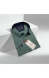 Büyük Beden Slim Fit Uzun Kol Desenli Erkek Gömlek 4GMK315109004