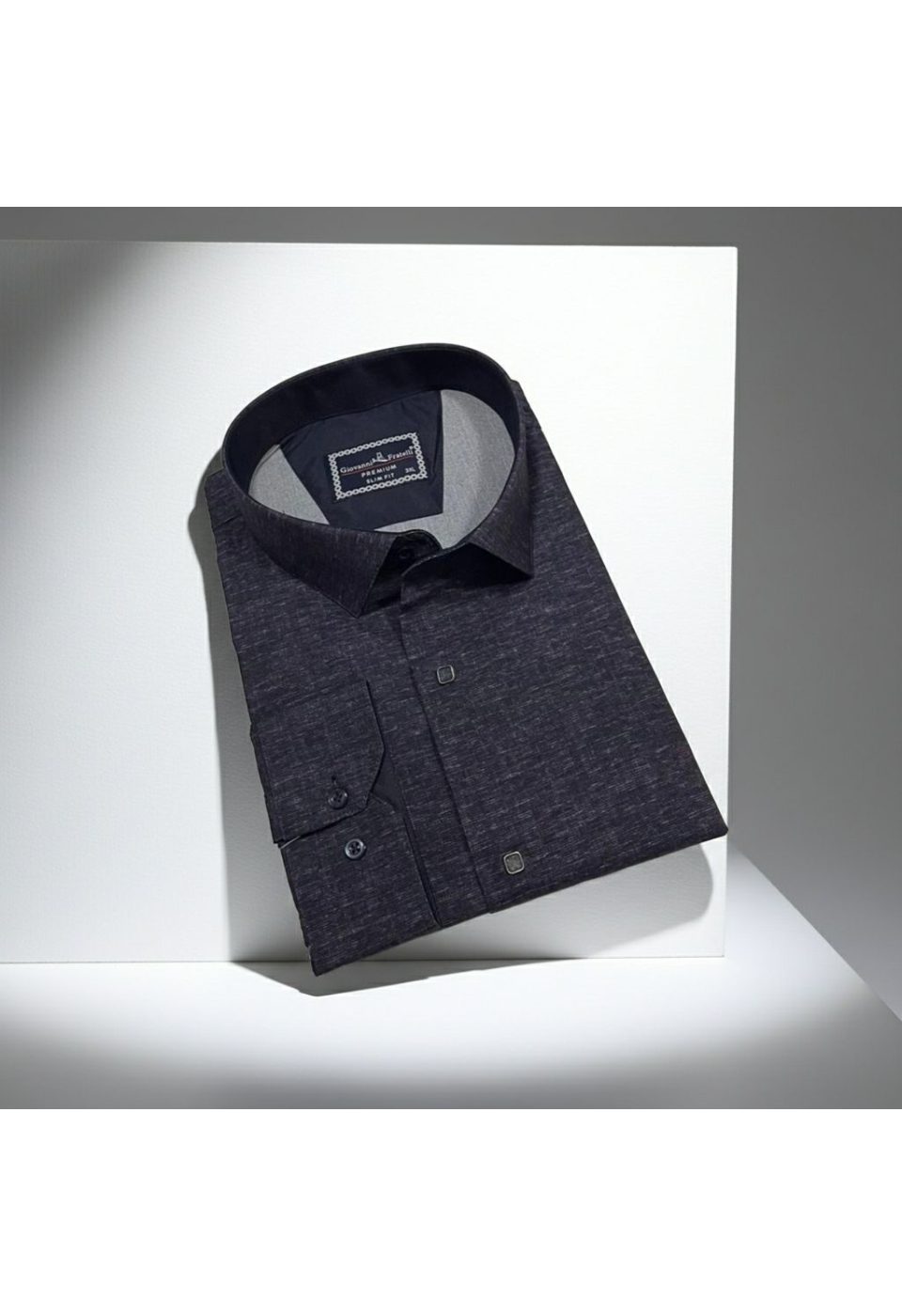 Büyük Beden Slim Fit Uzun Kol Desenli Erkek Gömlek 4GMK315110004 - Giovanni Fratelli