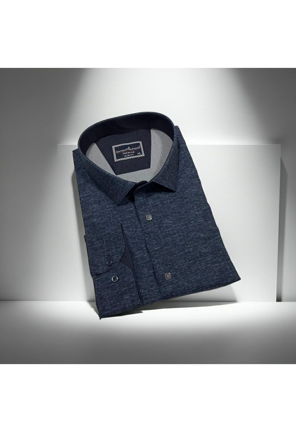 Büyük Beden Slim Fit Uzun Kol Desenli Erkek Gömlek 4GMK315110006 - Giovanni Fratelli