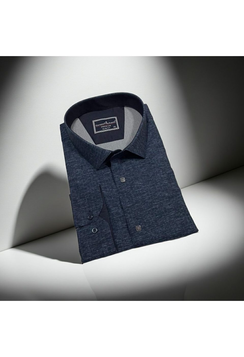 Büyük Beden Slim Fit Uzun Kol Desenli Erkek Gömlek 4GMK315110006 - Giovanni Fratelli