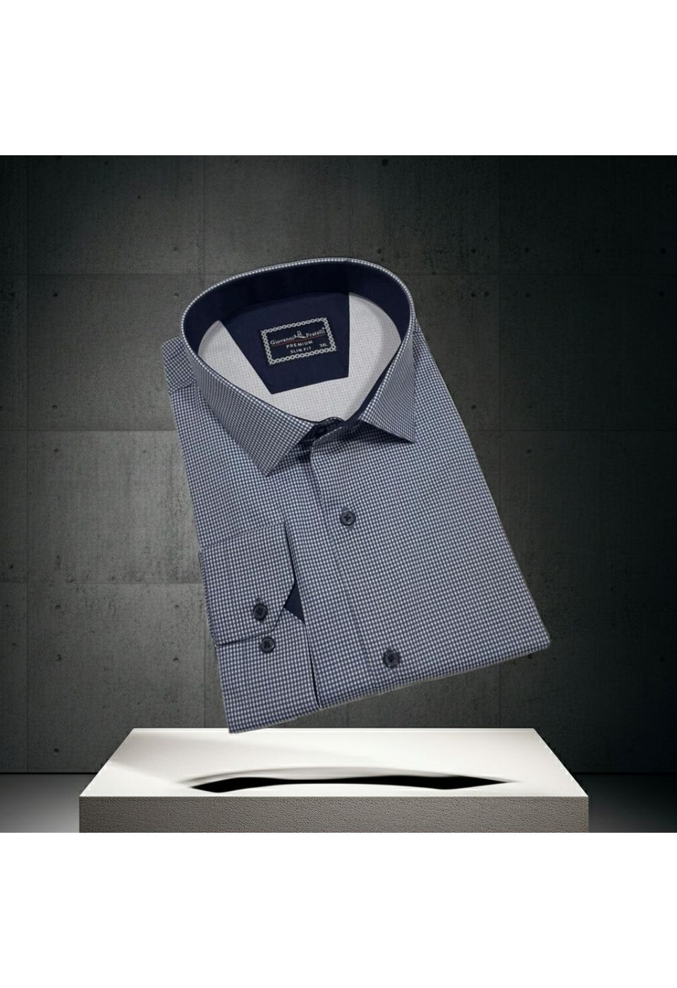 Büyük Beden Slim Fit Uzun Kol Desenli Erkek Gömlek 4GMK315111001 - Giovanni Fratelli