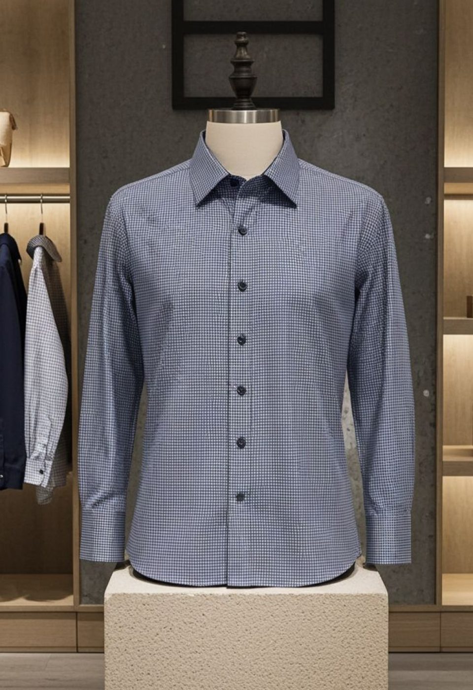 Büyük Beden Slim Fit Uzun Kol Desenli Erkek Gömlek 4GMK315111001 - Giovanni Fratelli